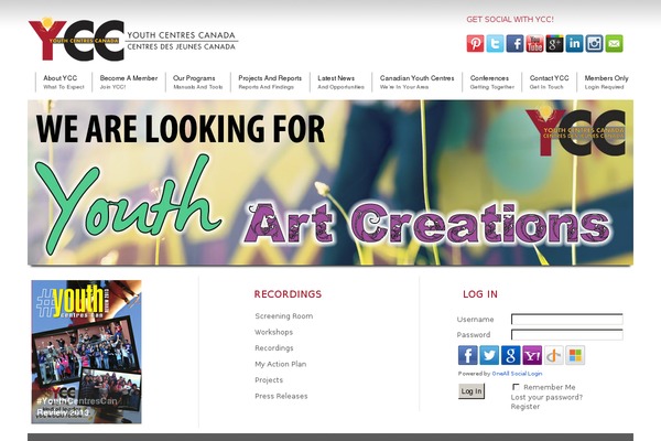 Site using The Social Links plugin