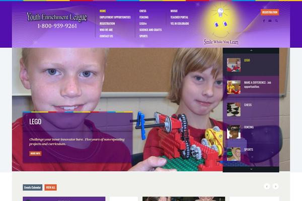 Enfold theme site design template sample