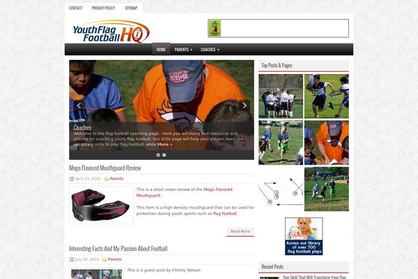 Advance theme site design template sample