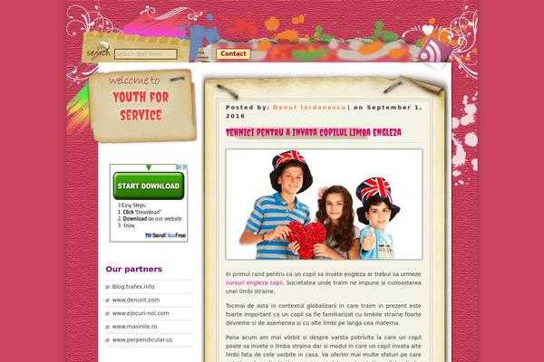D5 COLORFUL theme site design template sample