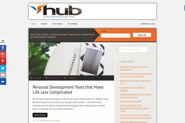 Streamline theme site design template sample