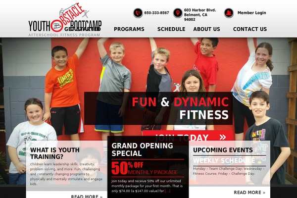 youthobstaclebootcamp.com site used Sports