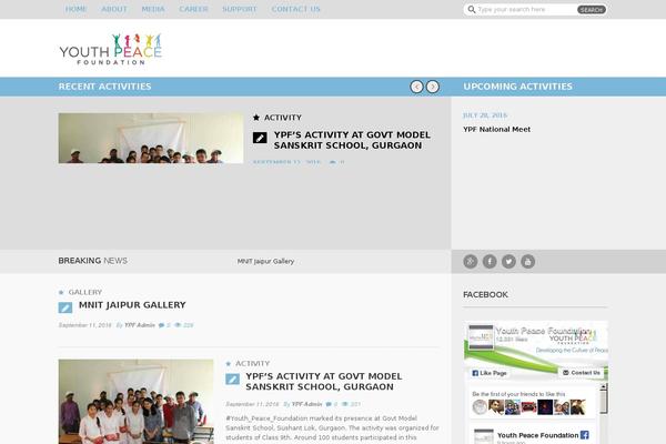 Site using Recent Facebook Posts plugin