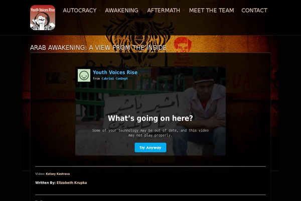 Site using Cool-video-gallery plugin