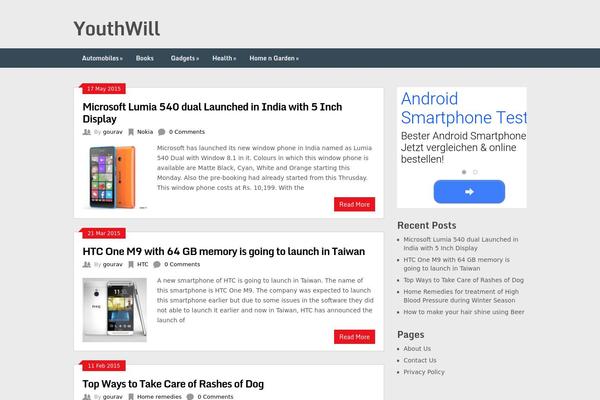 Ribbon theme site design template sample