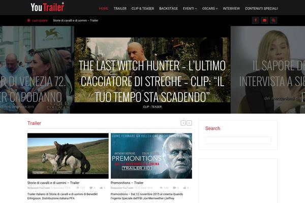Truemag theme site design template sample