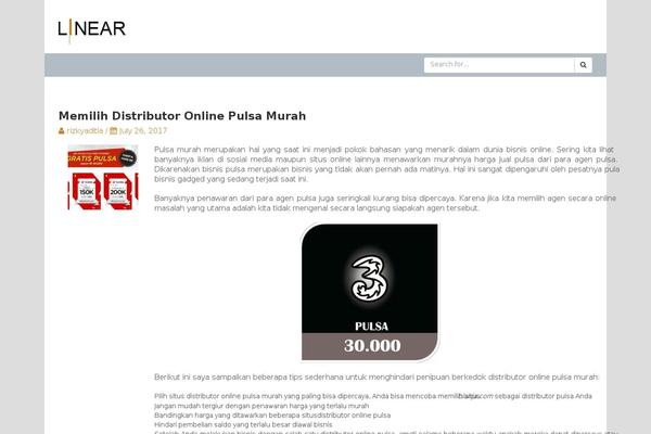 Pixel-Linear theme site design template sample