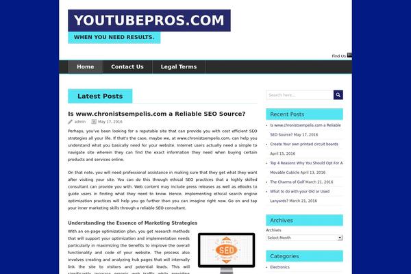 BrightNews theme site design template sample