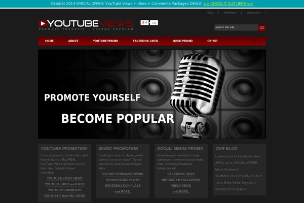 Site using Easy Heads Up Bar plugin