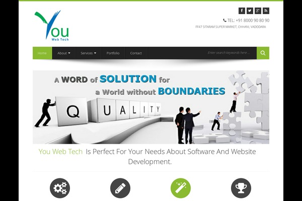 youwebtech.com site used Biscaya-theme