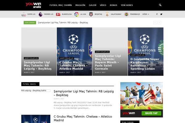 Site using Soccer Info plugin