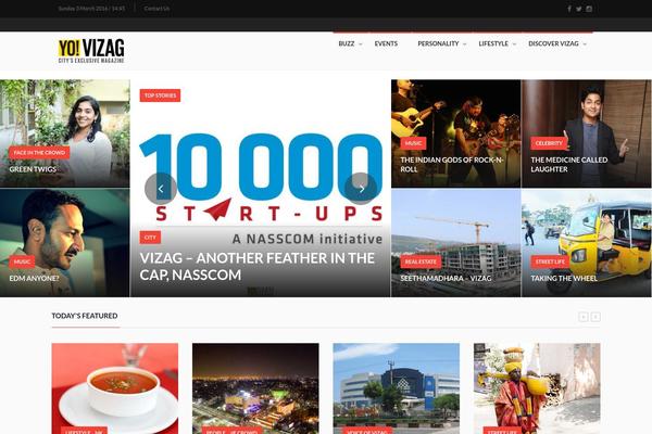 yovizag.com site used Mag