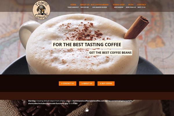 Verona theme site design template sample