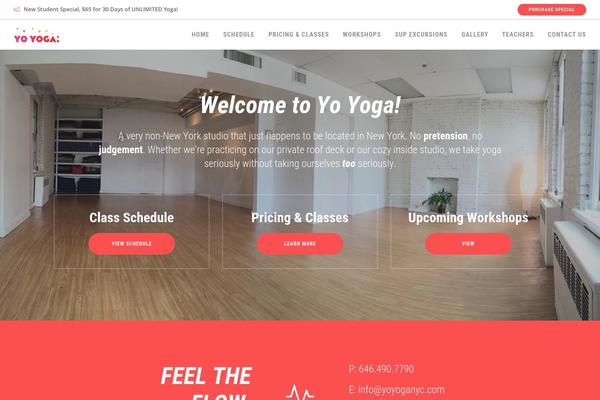 Widescreen theme site design template sample