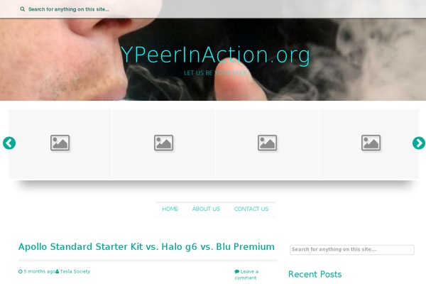 Preus theme site design template sample