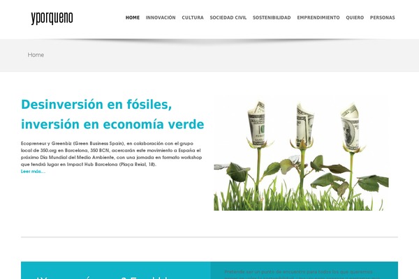 Sparse theme site design template sample