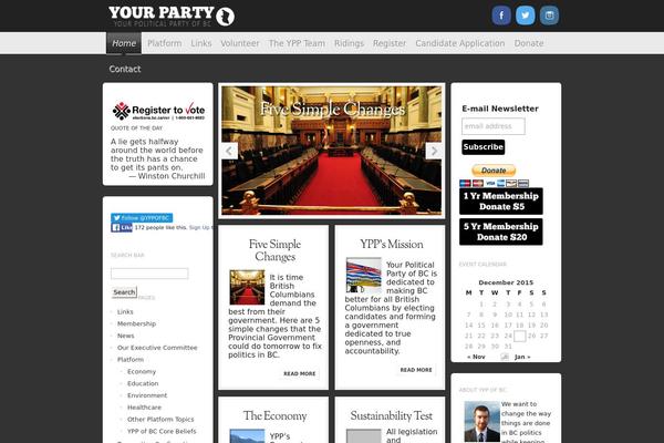 Site using Event Calendar 3 for PHP 5.3 plugin