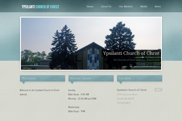 Antioch theme site design template sample