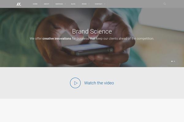 Machinewp theme site design template sample