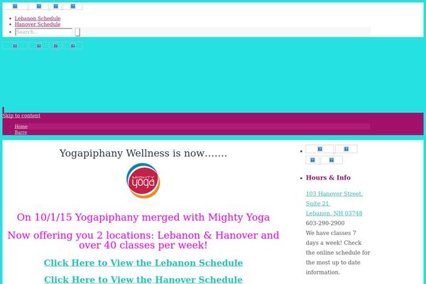 Nirvana theme site design template sample