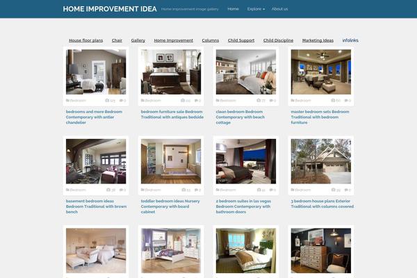 Boxes theme site design template sample