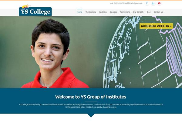 Site using WP Contact Slider plugin