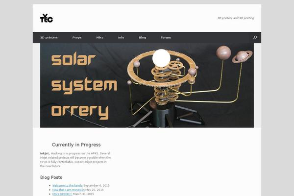 Vantage theme site design template sample