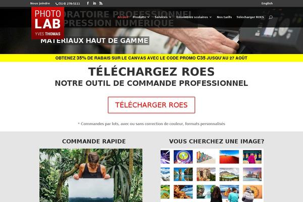 Divi theme site design template sample