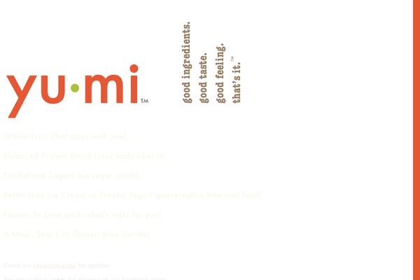 yu-mi-yum.com site used Yumi
