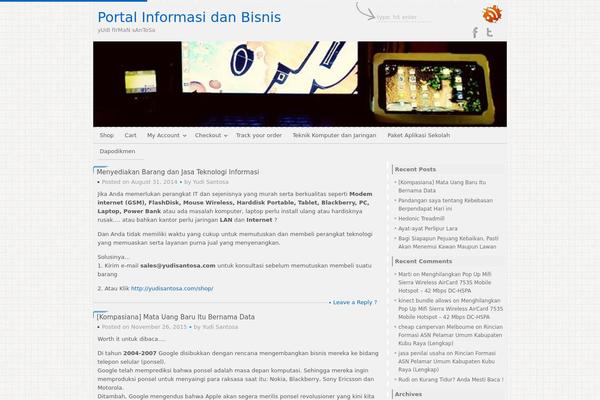 Dot-B theme site design template sample
