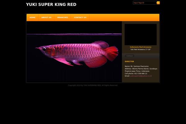 Yuki theme site design template sample