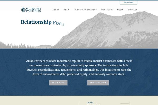 Yukon theme site design template sample