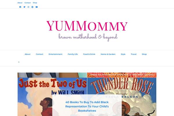 Natalie theme site design template sample