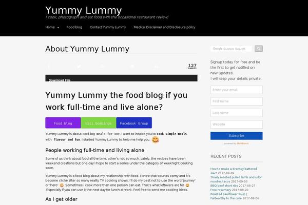 yummylummy.com site used Portfolio +