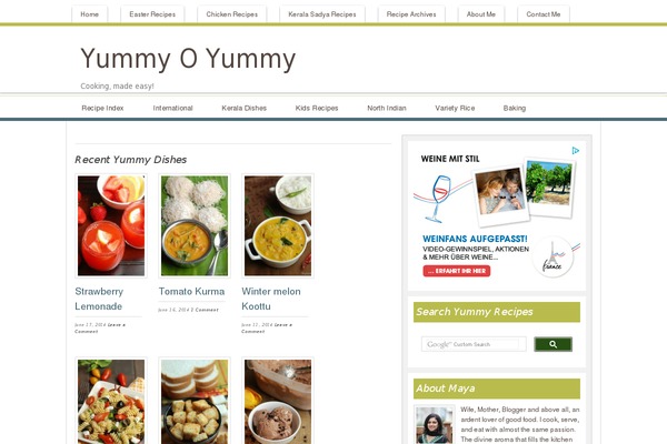 Vlog theme site design template sample