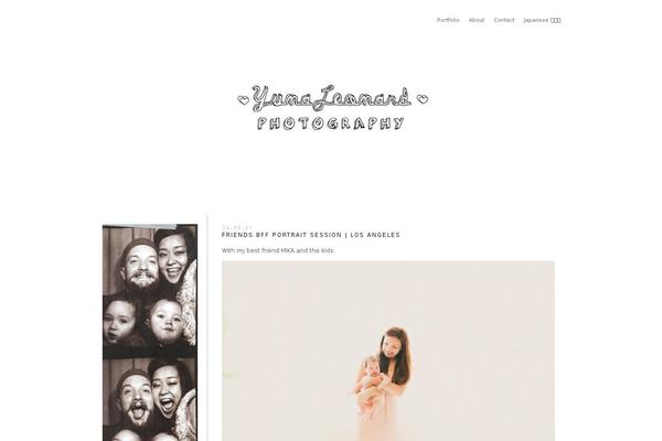 Prophoto4 theme site design template sample