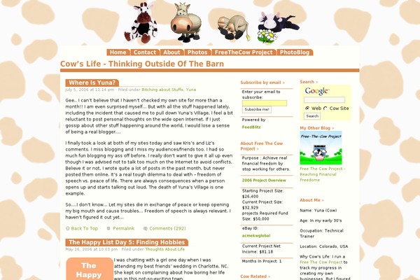 Almost Spring theme site design template sample