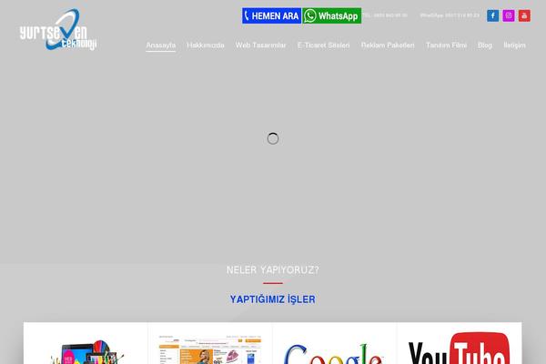 Kallyas theme site design template sample