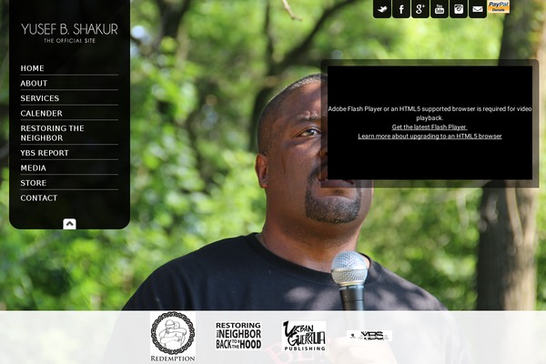 Site using Wonderplugin-audio plugin