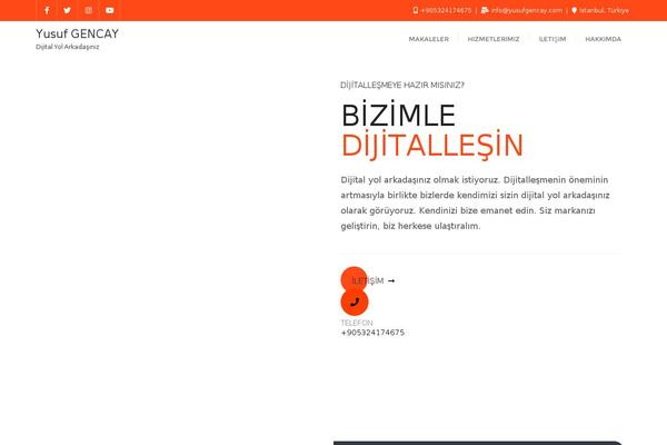 yusufgencay.com site used Econsulting-agency