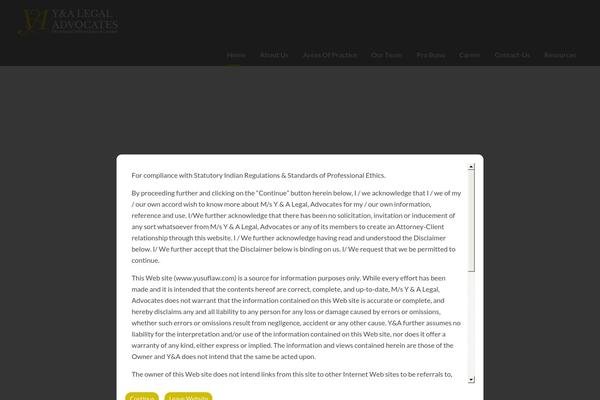 Site using I-agree-popups plugin