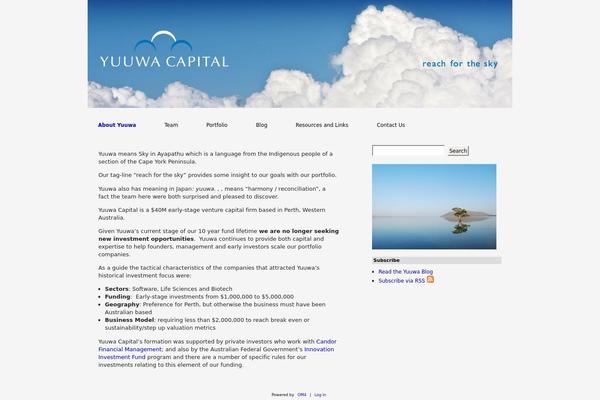 Om4 theme site design template sample