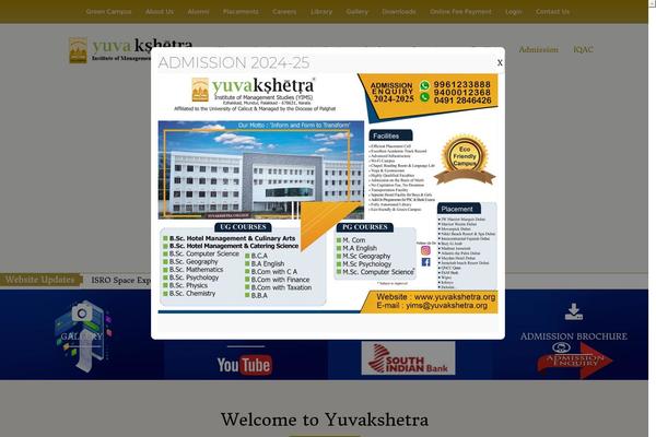 Site using T4B News Ticker plugin