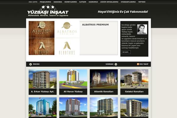 Aperture theme site design template sample