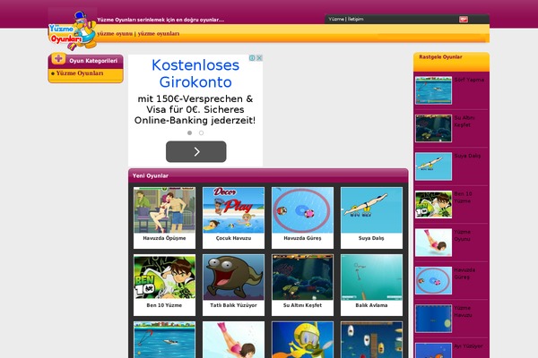 Oyun Kenti theme site design template sample