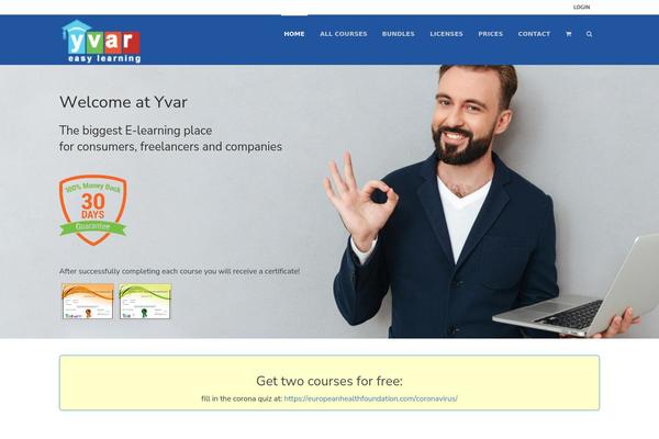 Site using Vibe-course-module plugin