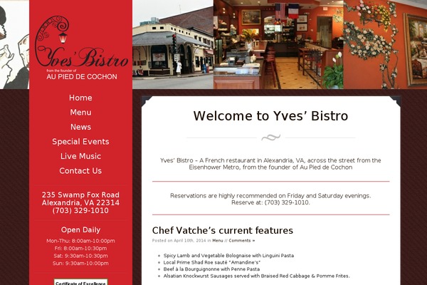 Eatery theme site design template sample