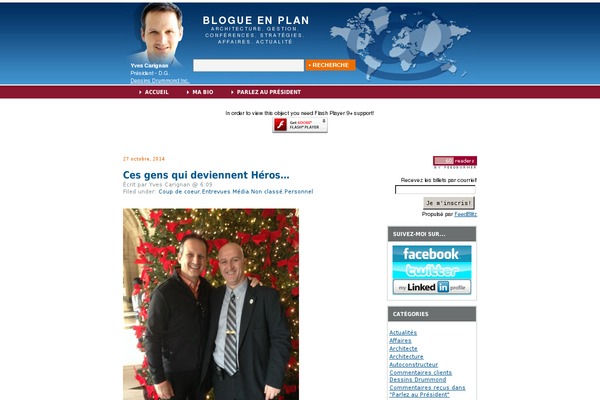 yvescarignan.com site used Theme281