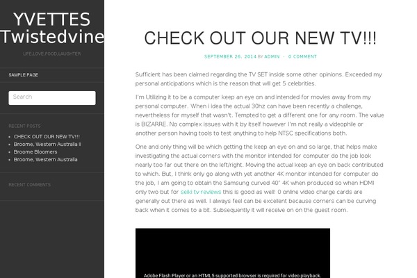 Flat theme site design template sample