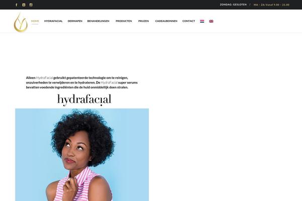 Hair-beauty theme site design template sample